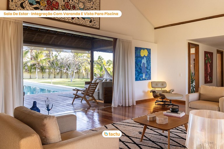 Casa com piscina incrível no Fortim por Tactu