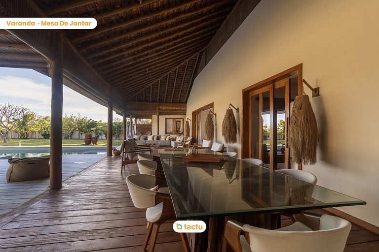 Casa com piscina incrível no Fortim por Tactu