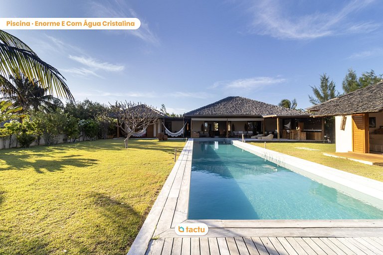 Casa com piscina incrível no Fortim por Tactu