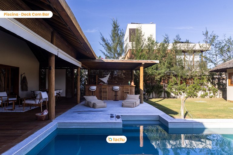 Casa com piscina incrível no Fortim por Tactu