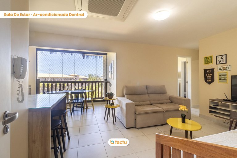 Apartment in condo with exclusive beach access