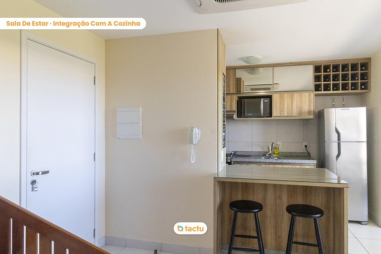 Apartment in condo with exclusive beach access