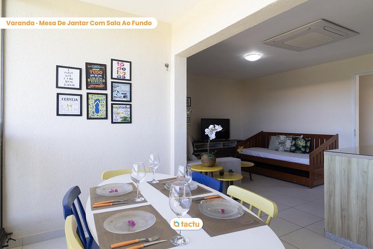 Apartment in condo with exclusive beach access