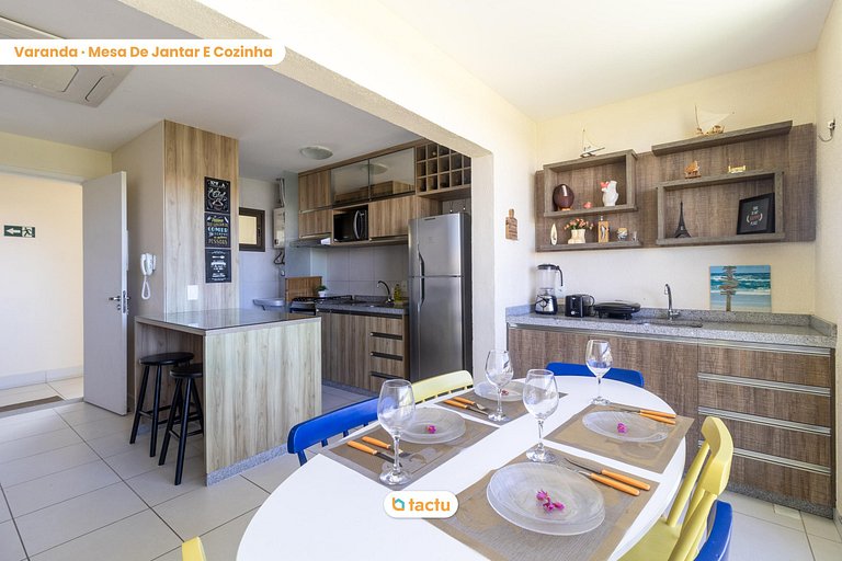 Apartment in condo with exclusive beach access