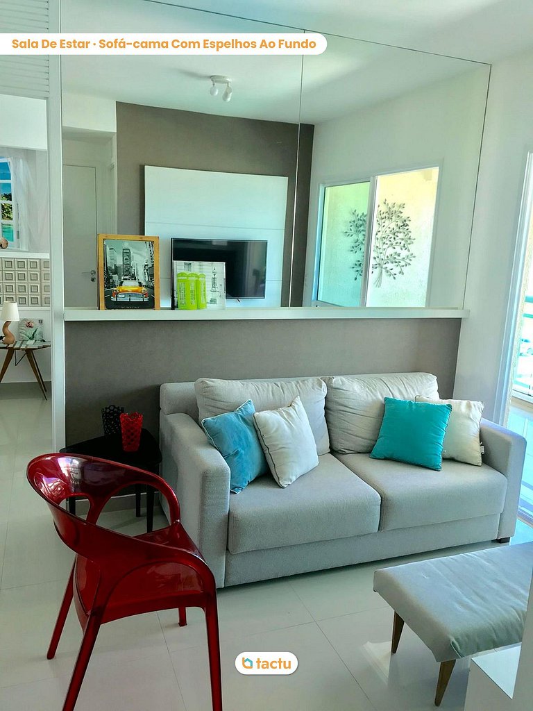 Apartamento com vista mar na Praia do Futuro