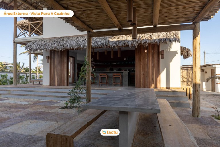 Luxury house in Fortim with pool