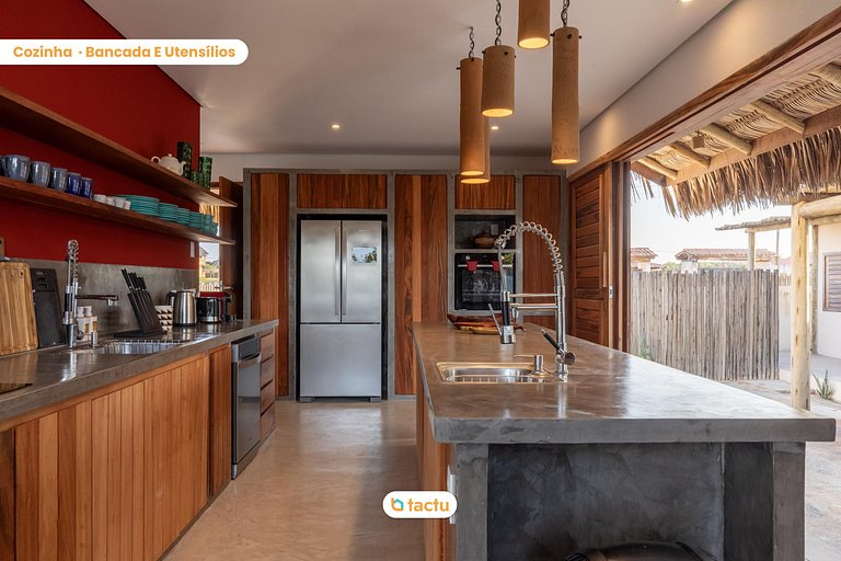 Casa luxuosa no Fortim com piscina