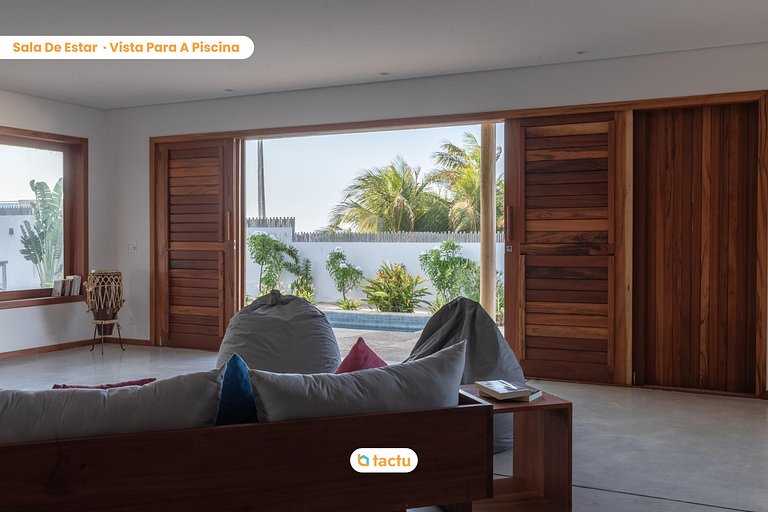 Casa luxuosa no Fortim com piscina