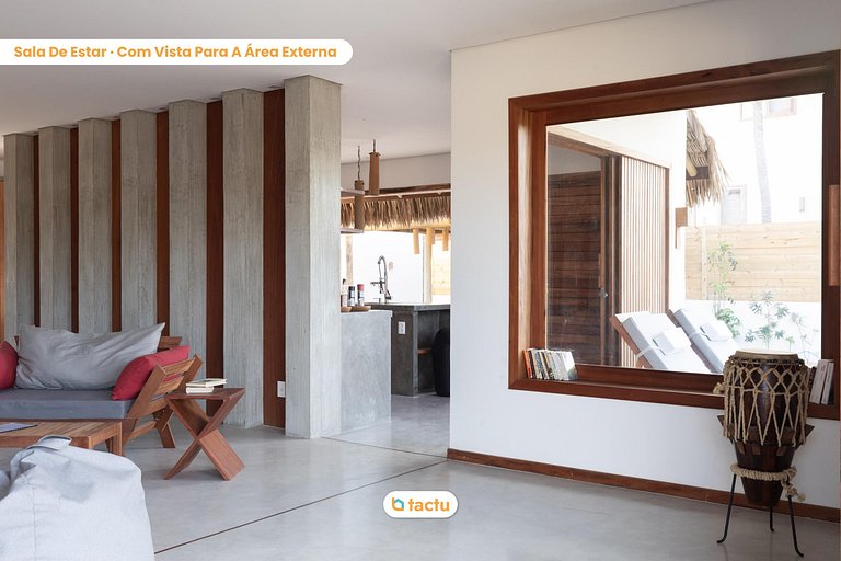 Casa luxuosa no Fortim com piscina