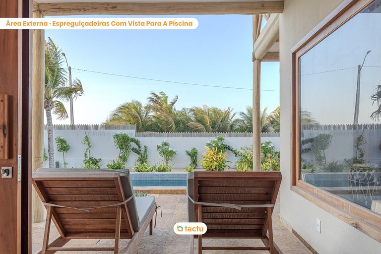 Casa luxuosa no Fortim com piscina