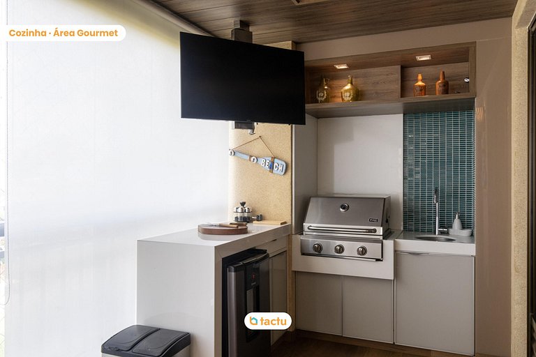 Apartamento enorme frente mar no Mandara