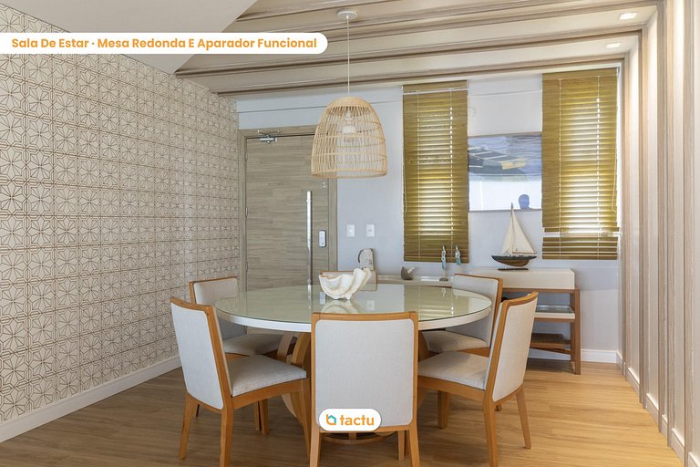 Apartamento enorme frente mar no Mandara