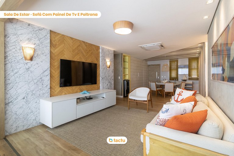 Grand appartement en bord de mer à Mandara