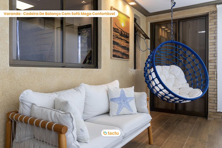 Apartamento enorme frente mar no Mandara