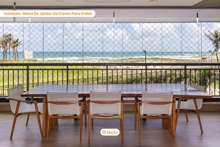 Apartamento enorme frente mar no Mandara