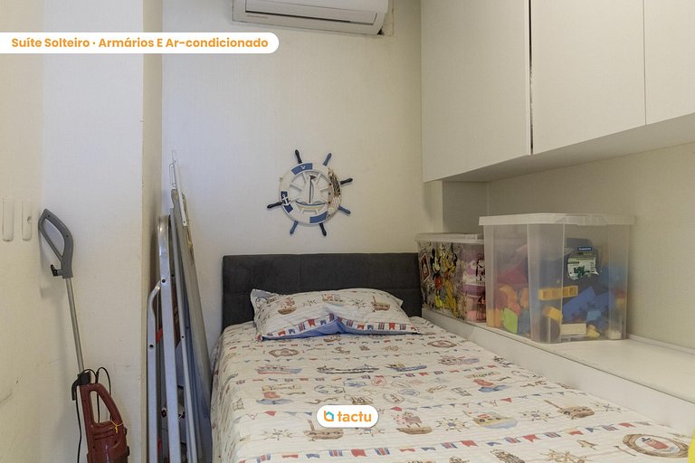 Apartamento enorme frente mar no Mandara