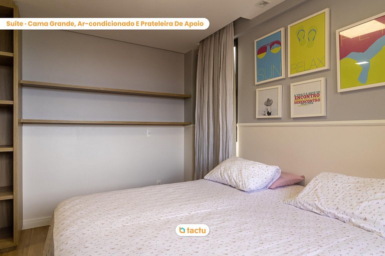 Apartamento enorme frente mar no Mandara
