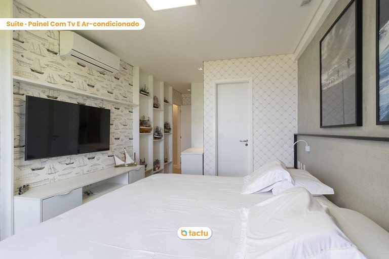 Apartamento enorme frente mar no Mandara