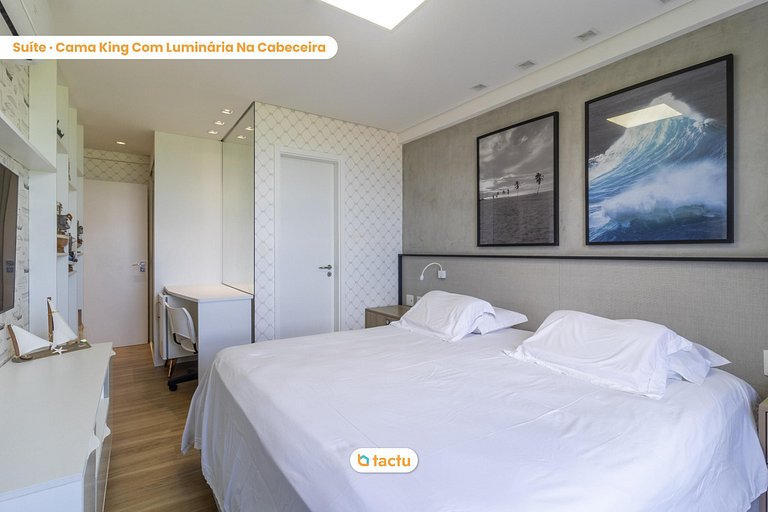 Apartamento enorme frente mar no Mandara