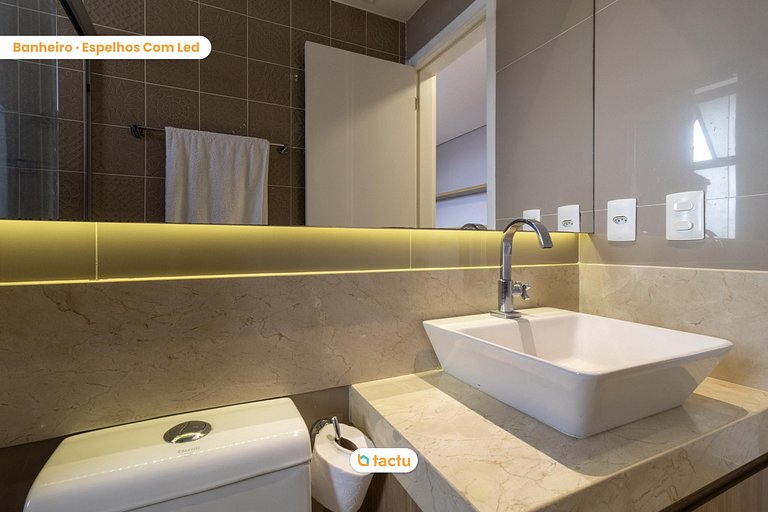 Apartamento enorme frente mar no Mandara