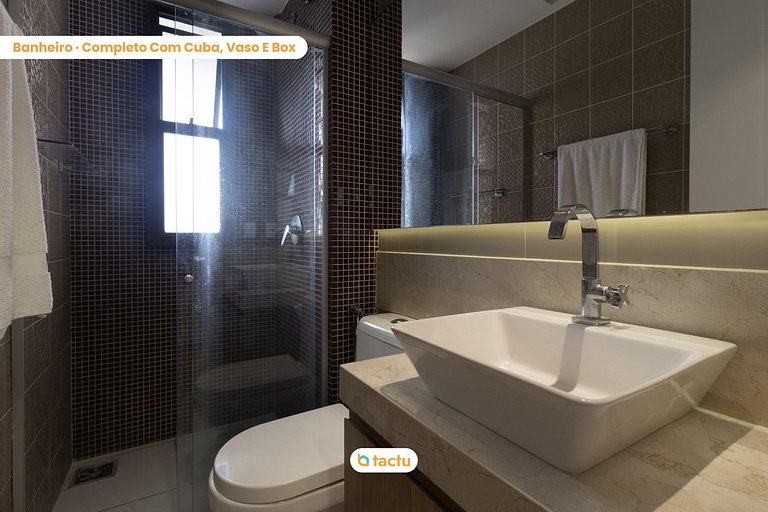 Apartamento enorme frente mar no Mandara