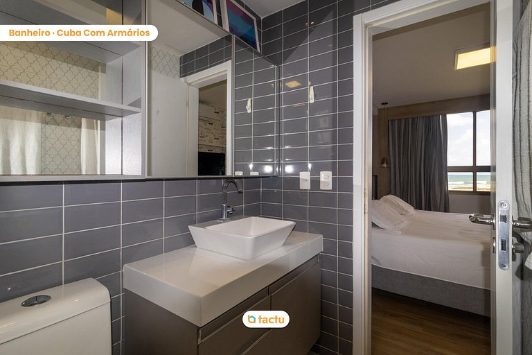 Apartamento enorme frente mar no Mandara