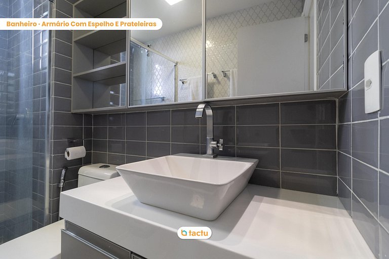 Apartamento enorme frente mar no Mandara