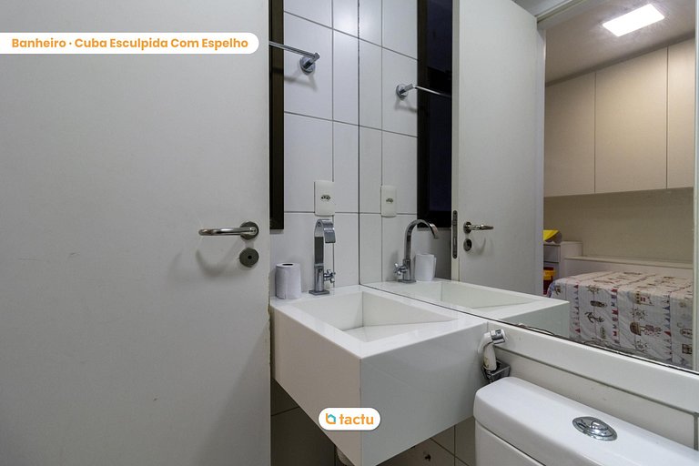 Apartamento enorme frente mar no Mandara