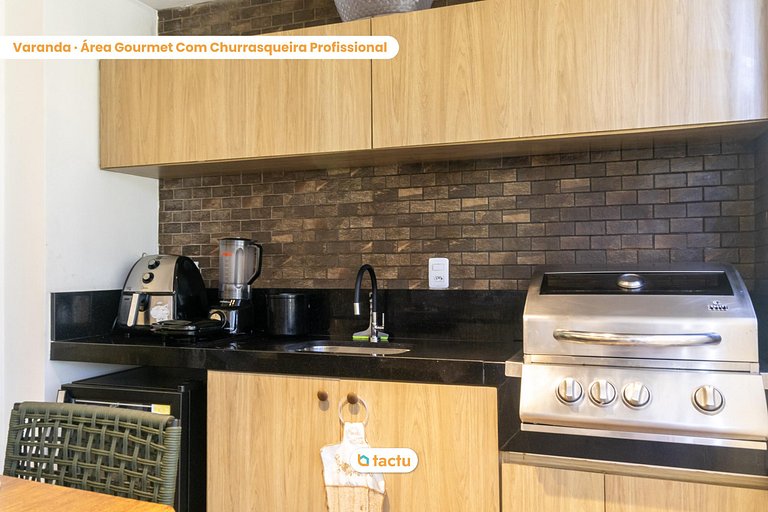 Apartamento térreo luxuoso no VG Sun Cumbuco