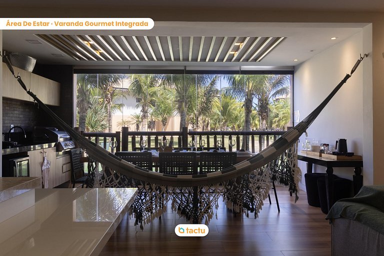 Apartamento térreo luxuoso no VG Sun Cumbuco