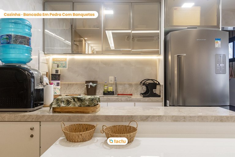 Apartamento térreo luxuoso no VG Sun Cumbuco