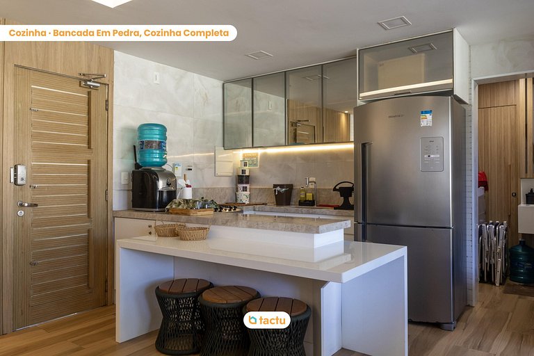 Apartamento térreo luxuoso no VG Sun Cumbuco