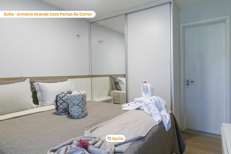 Apartamento térreo luxuoso no VG Sun Cumbuco