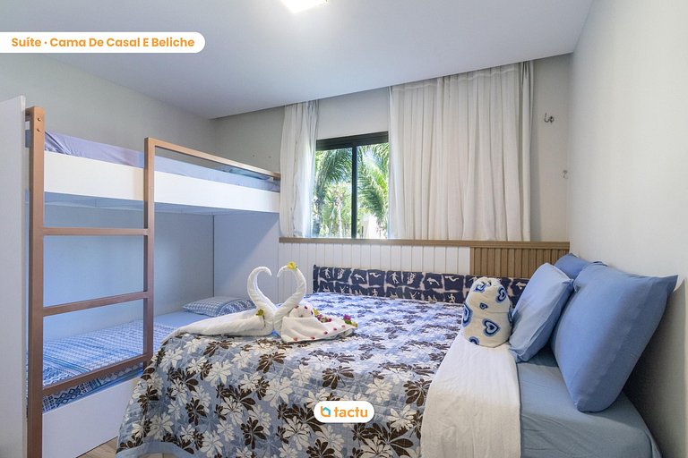 Apartamento térreo luxuoso no VG Sun Cumbuco