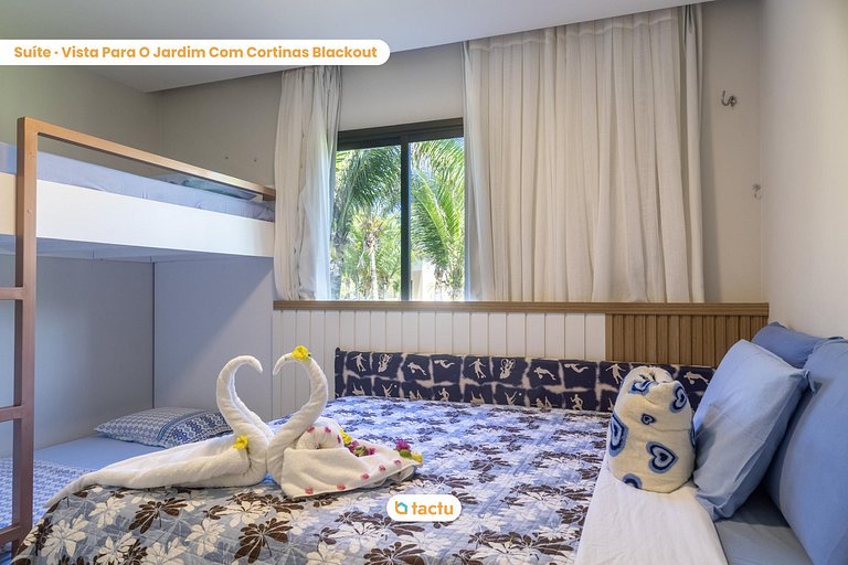 Apartamento térreo luxuoso no VG Sun Cumbuco