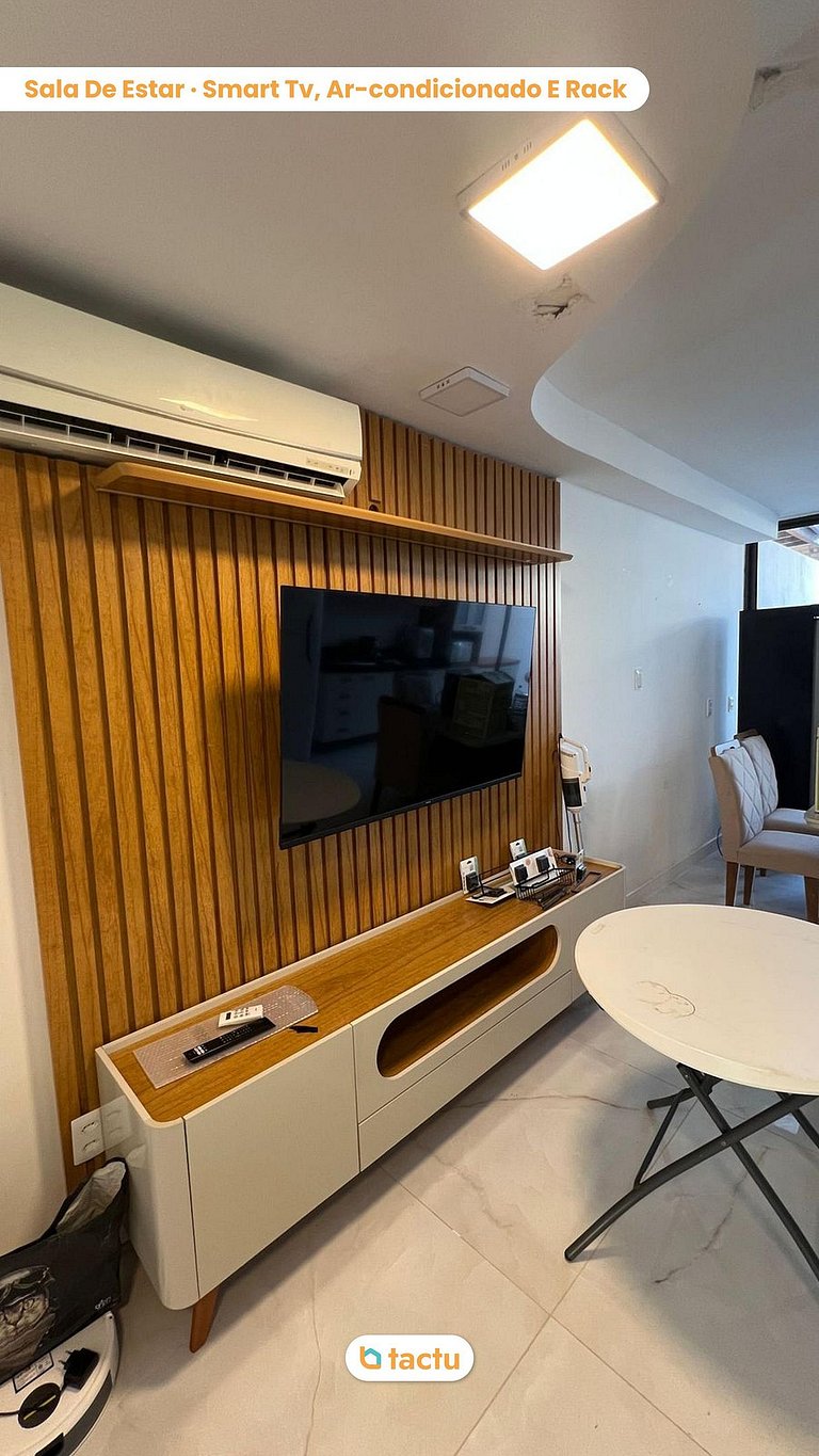 Duplex luxo em condomínio ao lado da praia