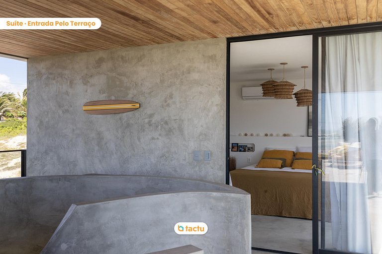 Villa Luzes Rooftop, Service et Vue Mer à Fortim