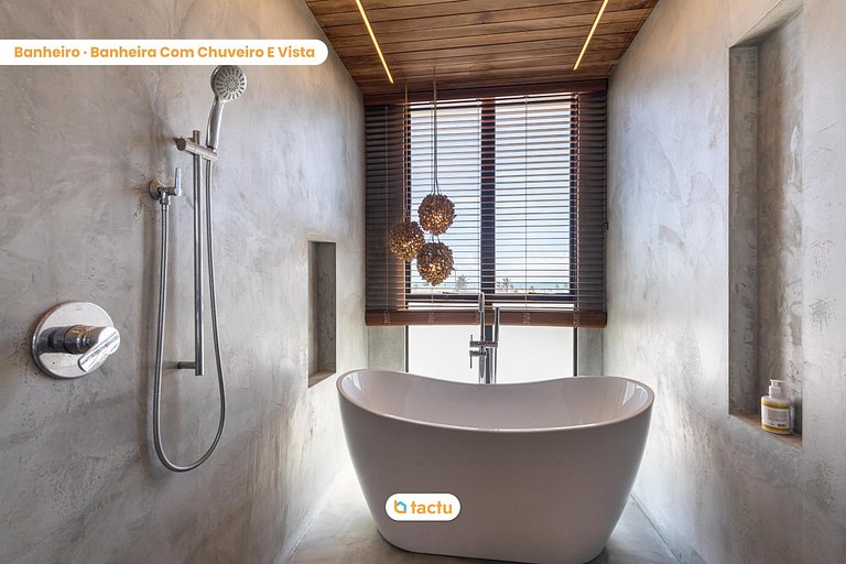 Villa Luzes Rooftop, Servicio, Vista al Mar Fortim