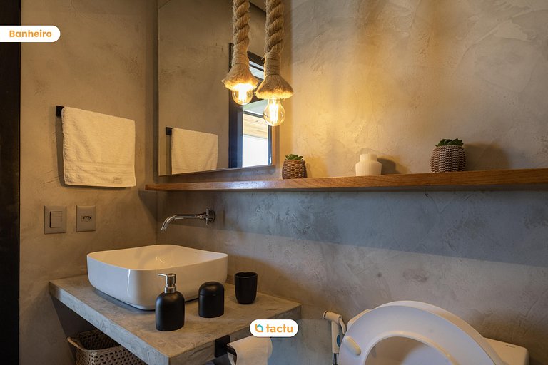 Villa Luzes Rooftop, Service et Vue Mer à Fortim