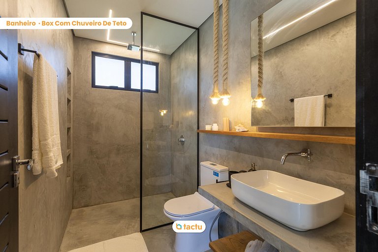 Villa Luzes Rooftop, Service et Vue Mer à Fortim