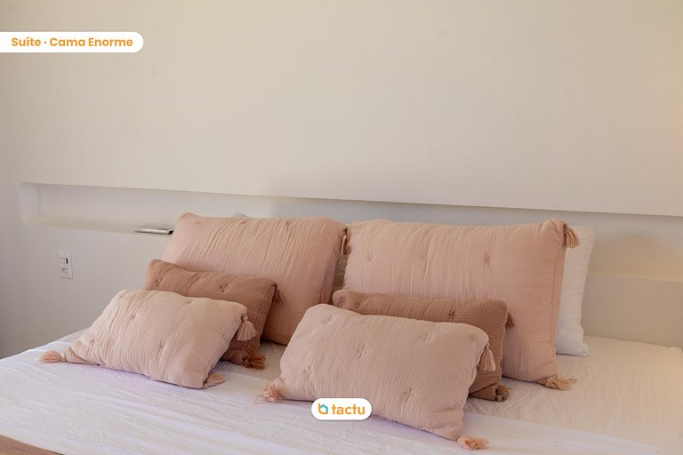 Villa Luzes Rooftop, Service et Vue Mer à Fortim