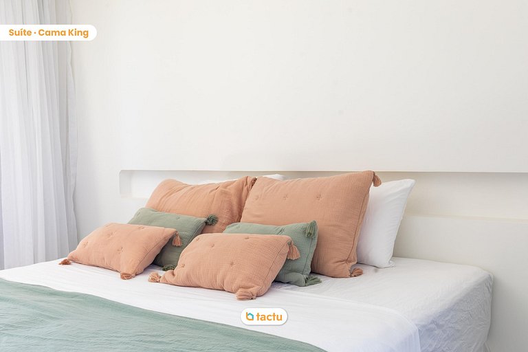 Villa Luzes Rooftop, Service et Vue Mer à Fortim