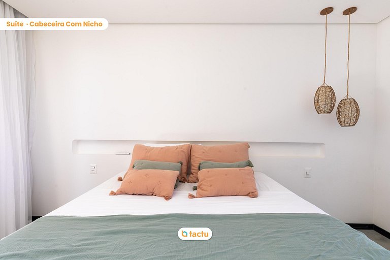 Villa Luzes Rooftop, Service et Vue Mer à Fortim