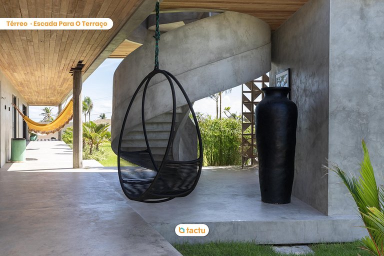 Villa Luzes Rooftop, Service et Vue Mer à Fortim