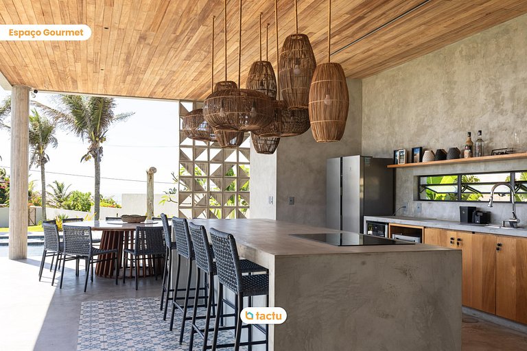 Villa Luzes Rooftop, Servicio, Vista al Mar Fortim
