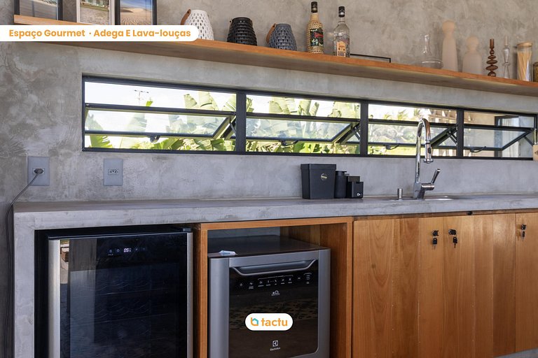 Villa Luzes Rooftop, Servicio, Vista al Mar Fortim