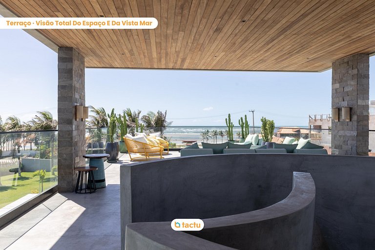 Vila Luzes c/ Rooftop, Serviço e Vista Mar Fortim