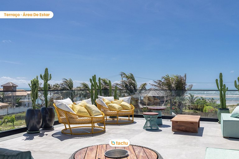 Vila Luzes c/ Rooftop, Serviço e Vista Mar Fortim