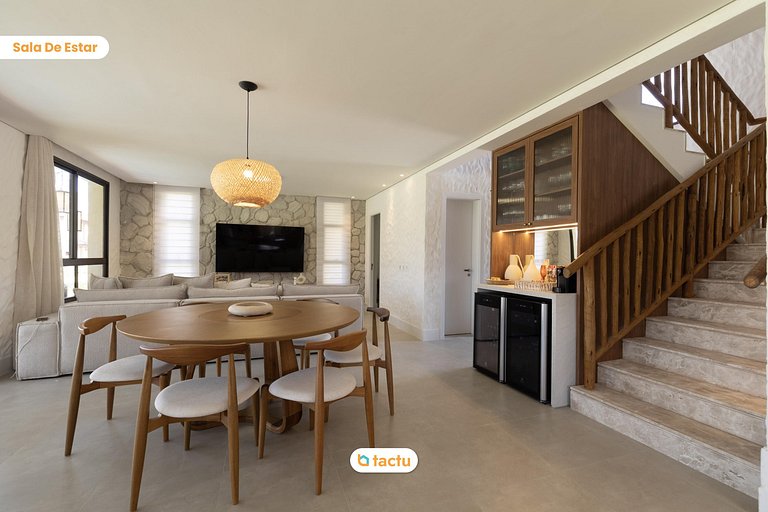 Triplex com Rooftop & Piscina Eco Village Fortim