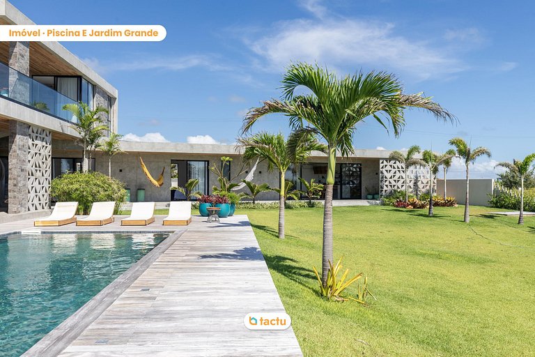 Villa Luzes Rooftop, Service and Sea View Fortim